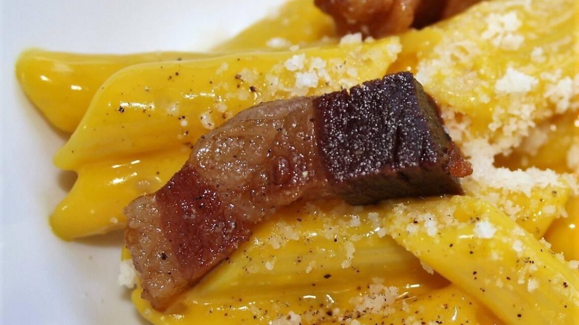 Carbonara Cotta a Bassa Temperatura