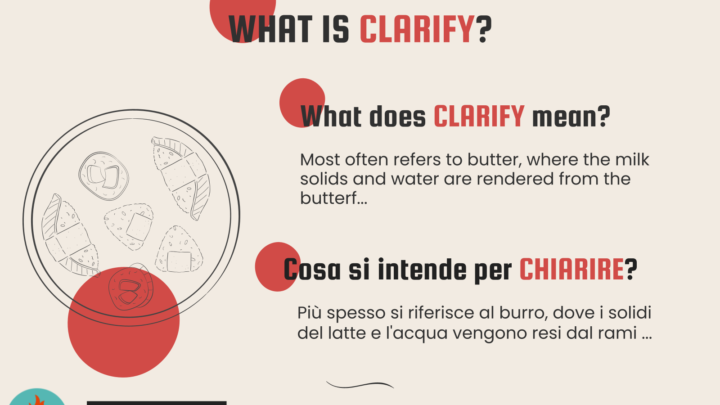 Cooking Term: CLARIFY