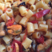 Pasta con le cozze