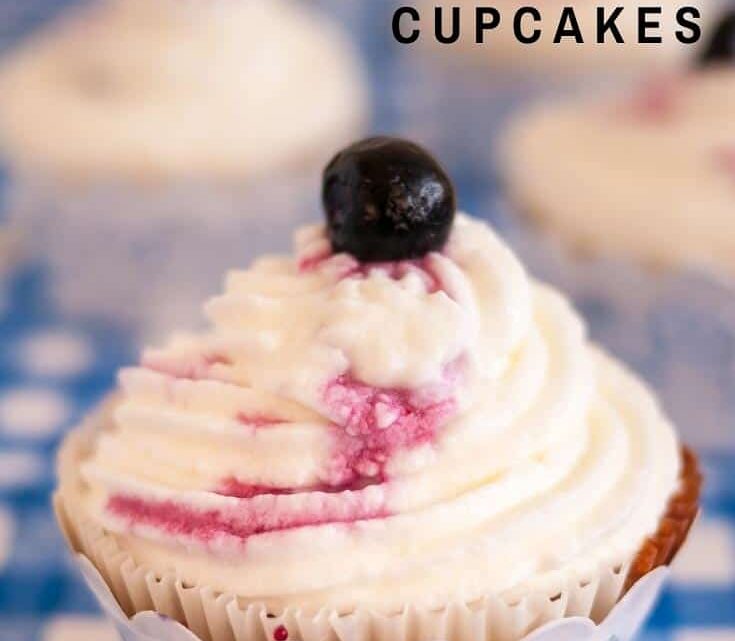 Apple Blueberry Cupcakes with Cream Cheese Frosting