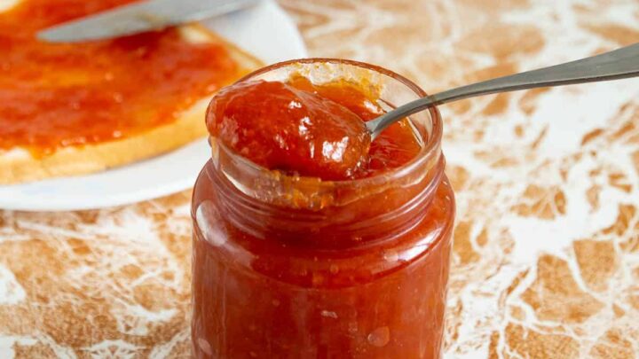 Apricot Peach Jam   No Pectin   3 ingredients