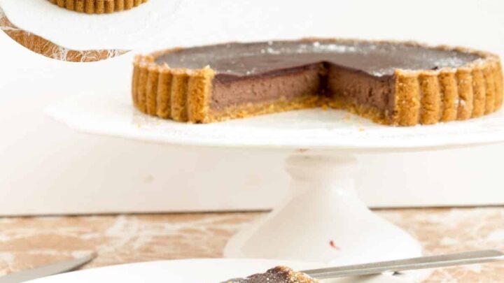 Baked Chocolate Cheesecake Tart