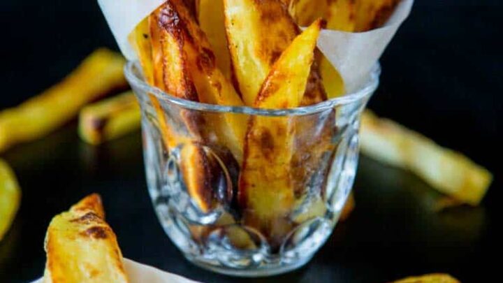 Baked Potato Wedges aka Oven Fried Potato Wedges