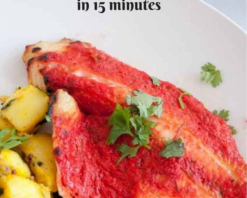 Baked Tandoori Fish in Just 15 minutes