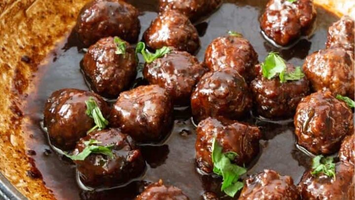 Balsamic Glazed Meatballs