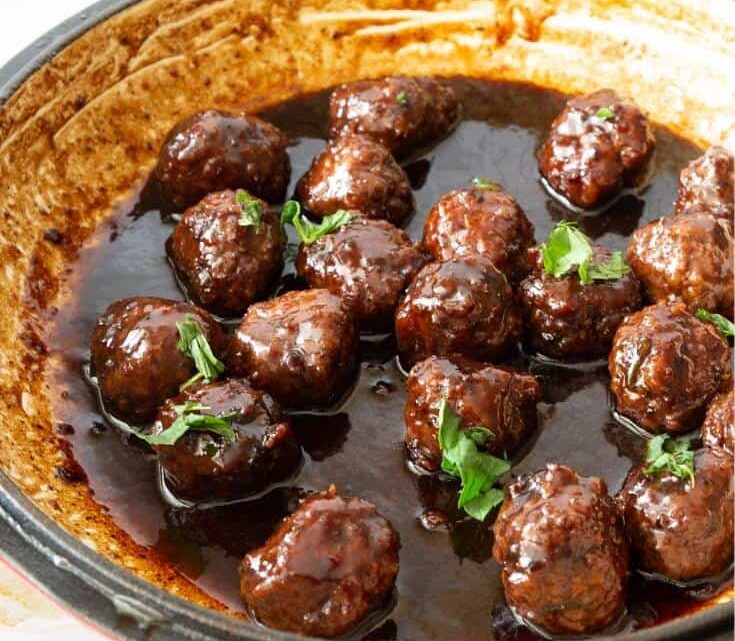 Balsamic Glazed Meatballs