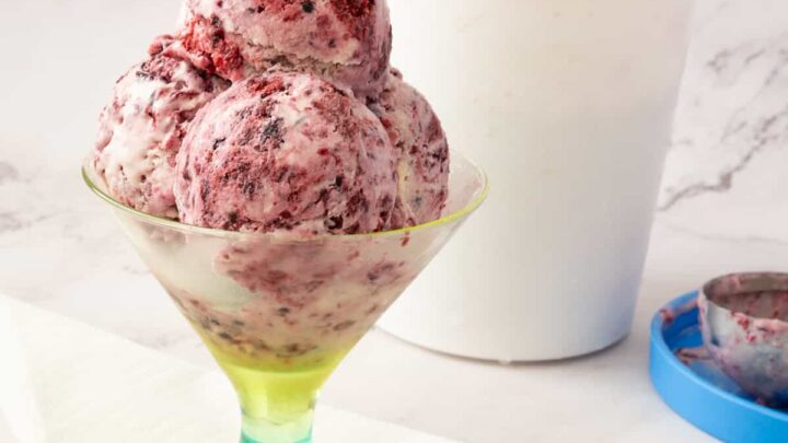 Blackberry Ice Cream No Churn