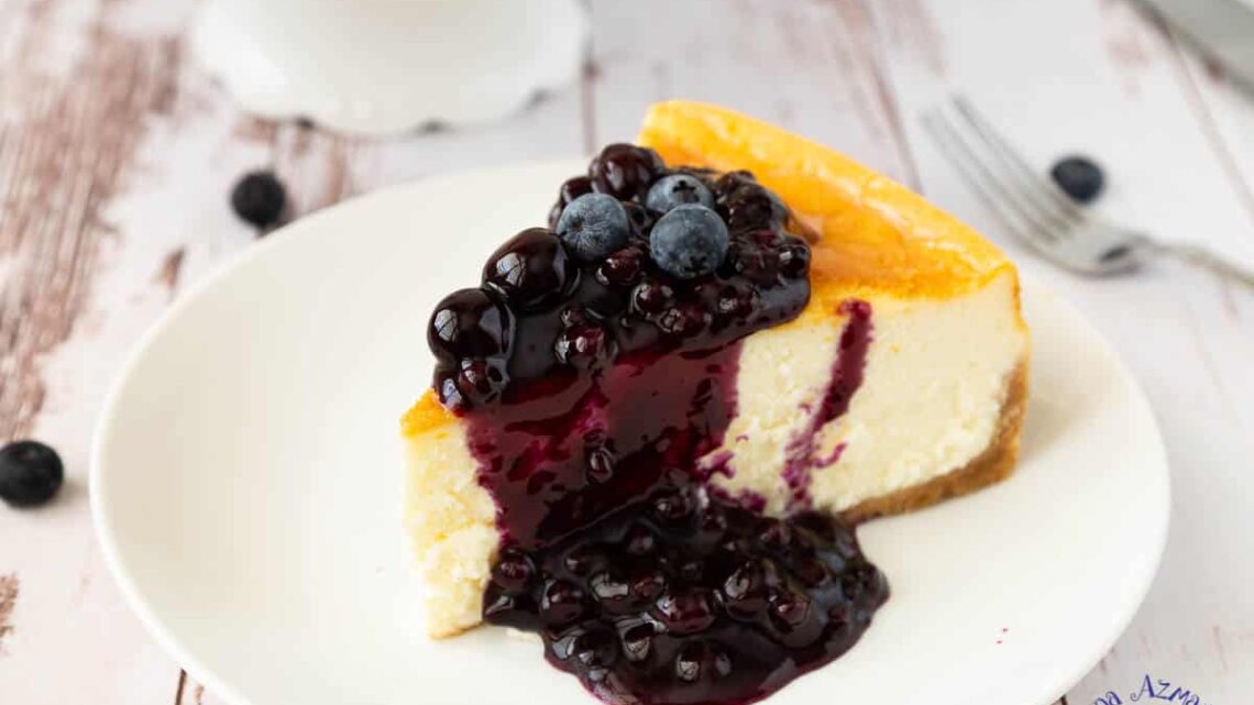 Blueberry Cheesecake   Baked