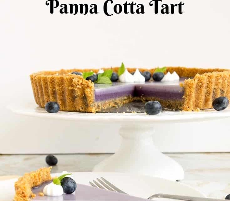 Blueberry Panna Cotta Tart Recipe