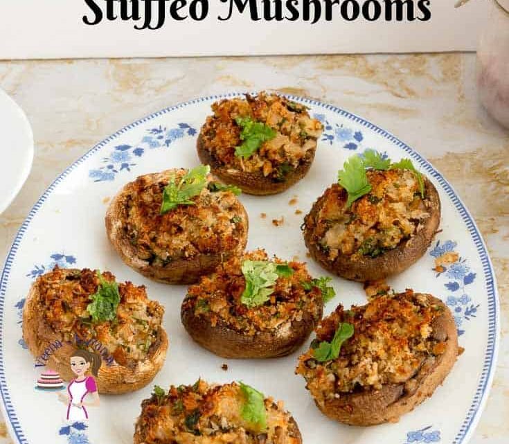 Breadcrumb Stuffed Mushrooms