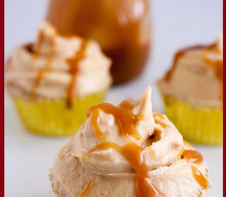 Butterscotch Cupcakes with Butterscotch Buttercream