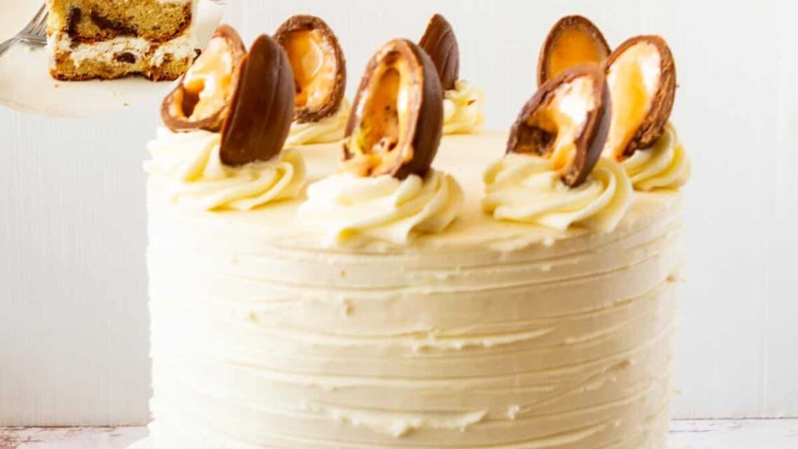 Cadbury Creme Egg Cake