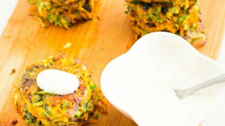 Carrot Zucchini Fritters Recipe