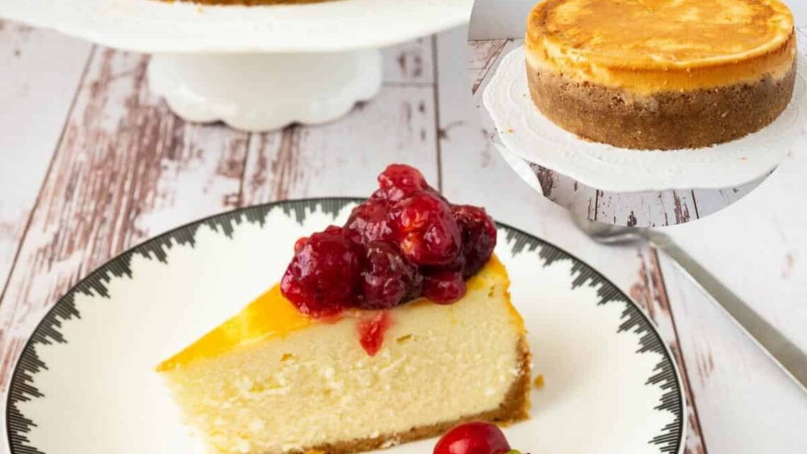 Cherry Cheesecake   Baked