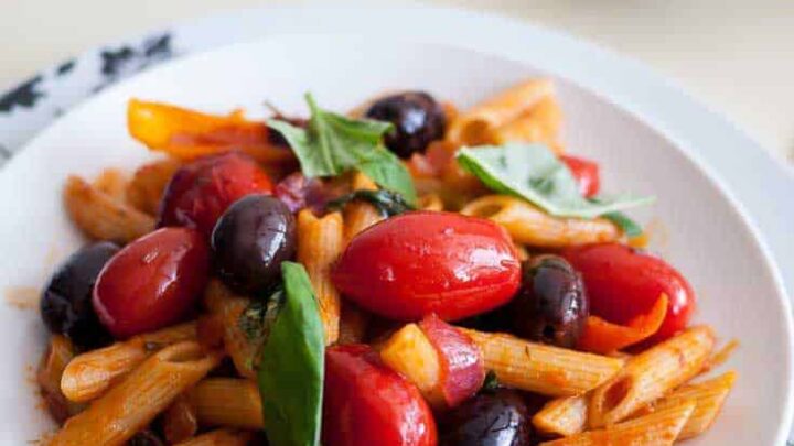 Cherry Tomato Pasta   15 minutes