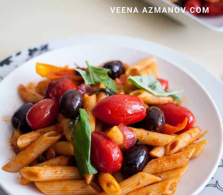 Cherry Tomato Pasta   15 minutes