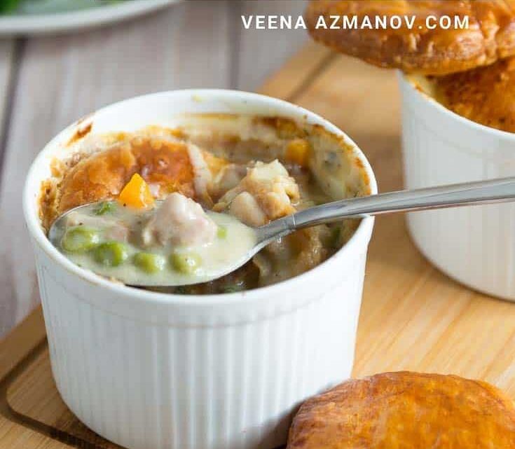 Chicken Pot Pie with Puff Pastry