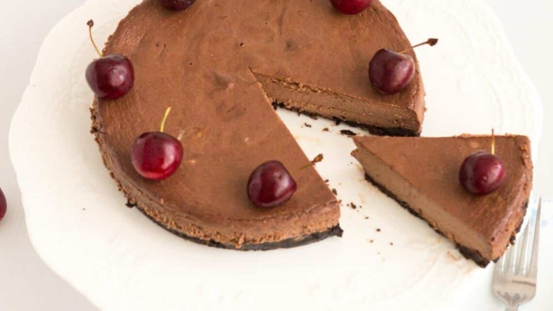 Chocolate Cherry Cheesecake