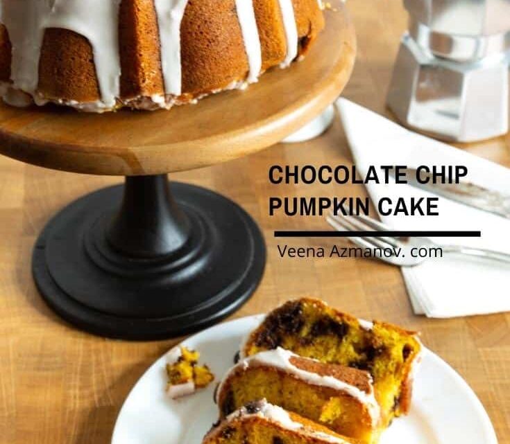 Chocolate Chip Pumpkin Cake Recipe