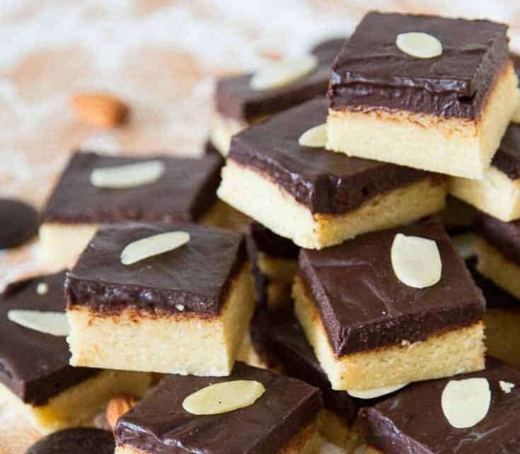 Chocolate Marzipan Squares