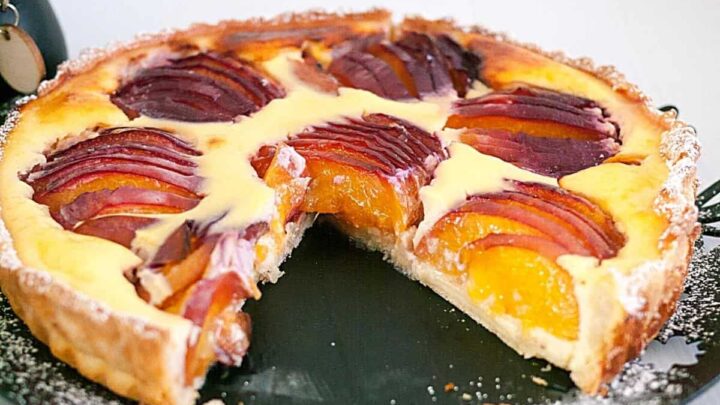 Cream Cheese Nectarine Tart