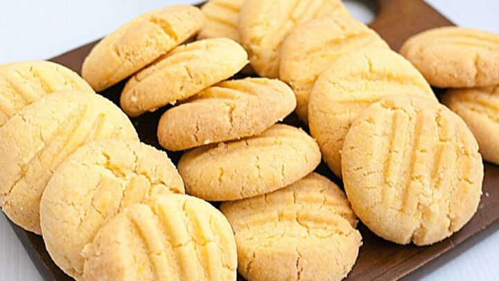 Custard Cookies  Eggless