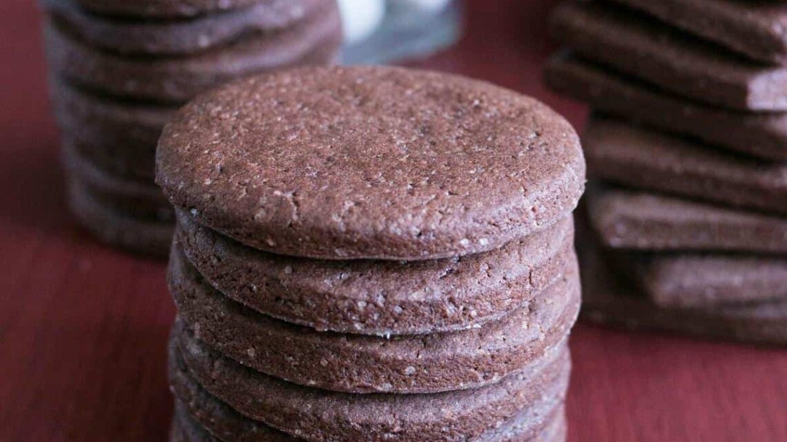 Eggless Chocolate Sugar Cookies