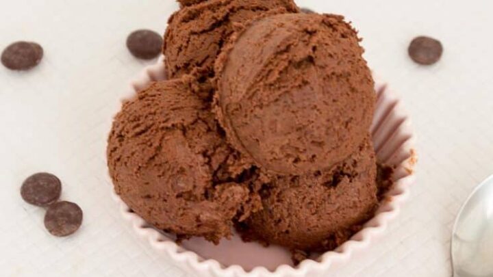 Homemade Belgian Chocolate Ice Cream  No Churn