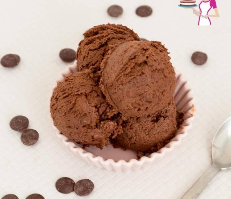 Homemade Belgian Chocolate Ice Cream  No Churn