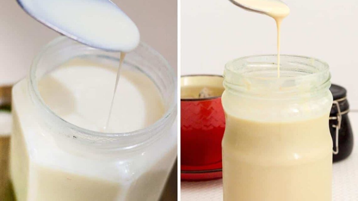 Homemade Condensed Milk  2 methods