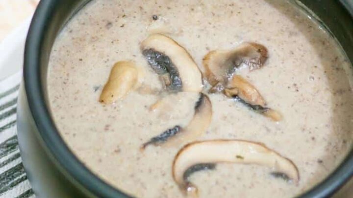 Homemade Cream of Mushroom Soup