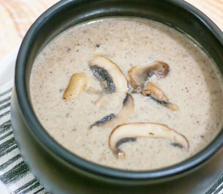 Homemade Cream of Mushroom Soup