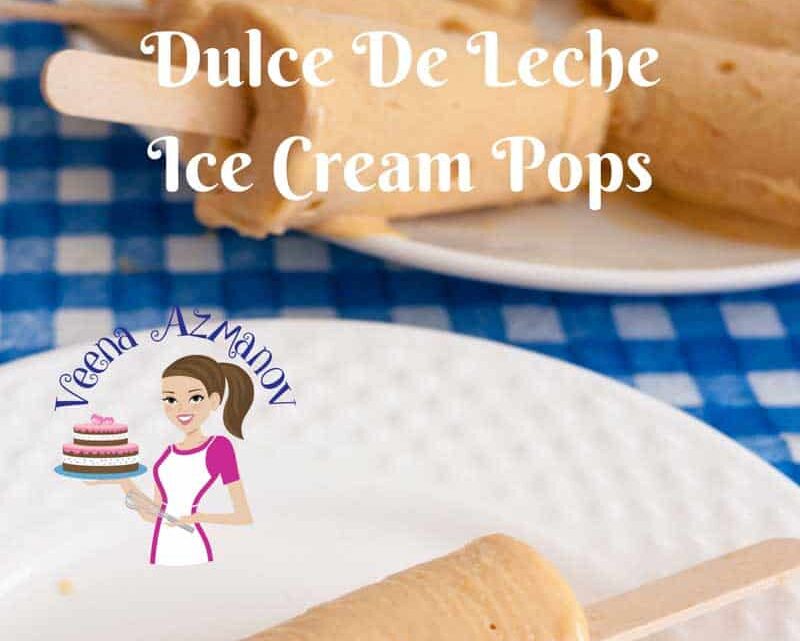 Homemade Dulce De Leche Popsicles   2 ingredients