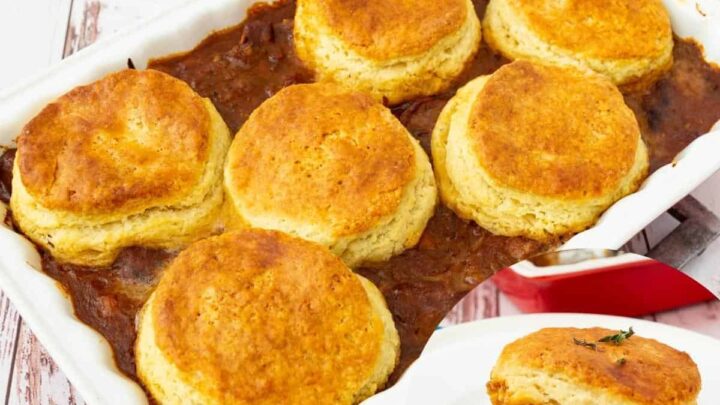 Lamb Pot Pie with Biscuits