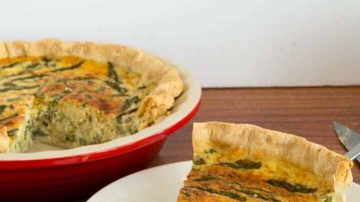 Leek and Asparagus Quiche