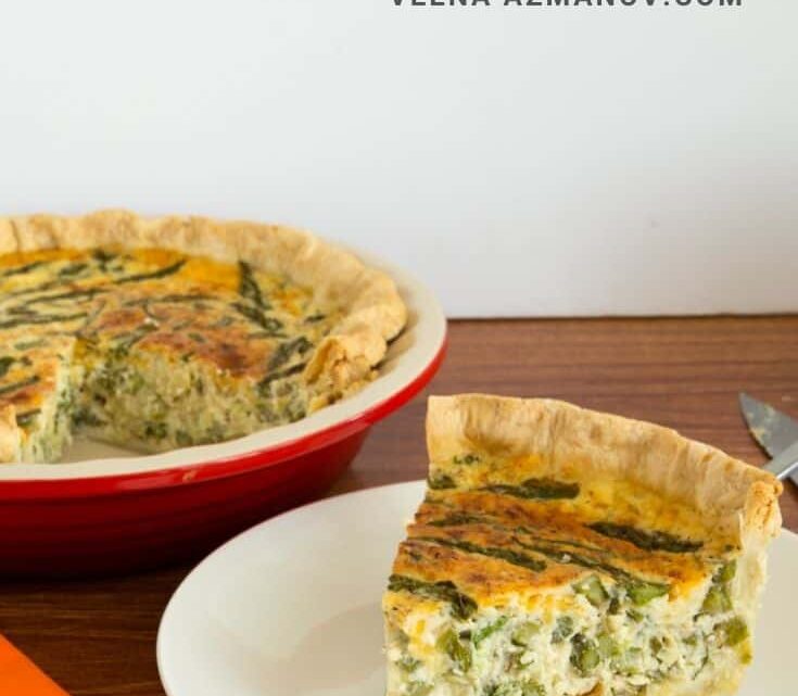 Leek and Asparagus Quiche