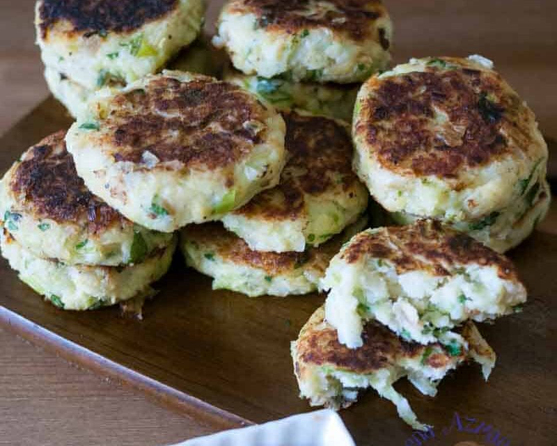 Leek and Potato Patties   Leek Potato Cakes