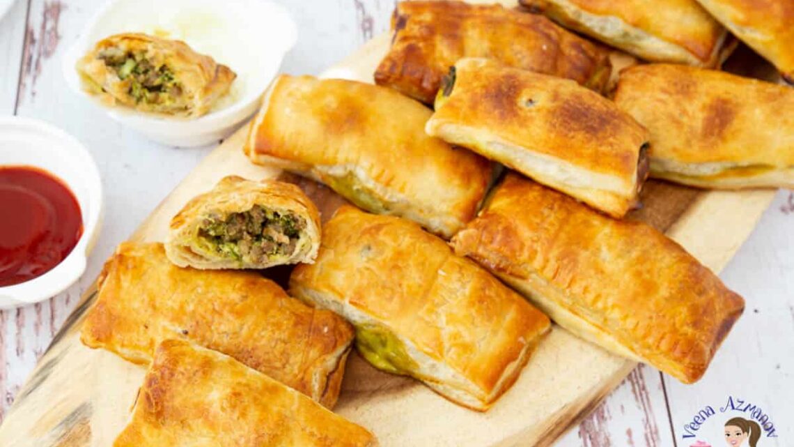 Meat Patties   Meat stuffed Puff Pastry