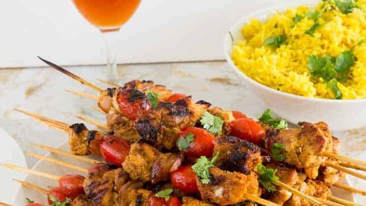 Middle Eastern Chicken Kebabs