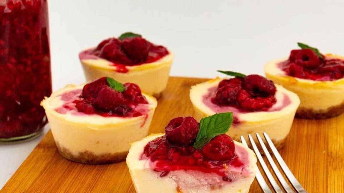 Mini Cheesecakes Raspberry