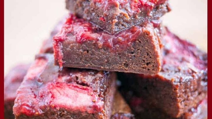 Moist Strawberry Chocolate Brownie Recipe