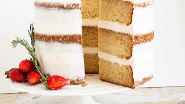 Moist Vanilla Bean Cake