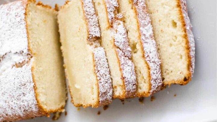 Moist Vanilla Pound Cake