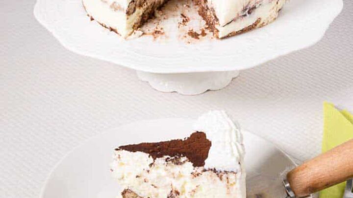 No Bake Tiramisu Cake