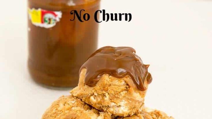 No Churn Dulce De Leche Ice Cream