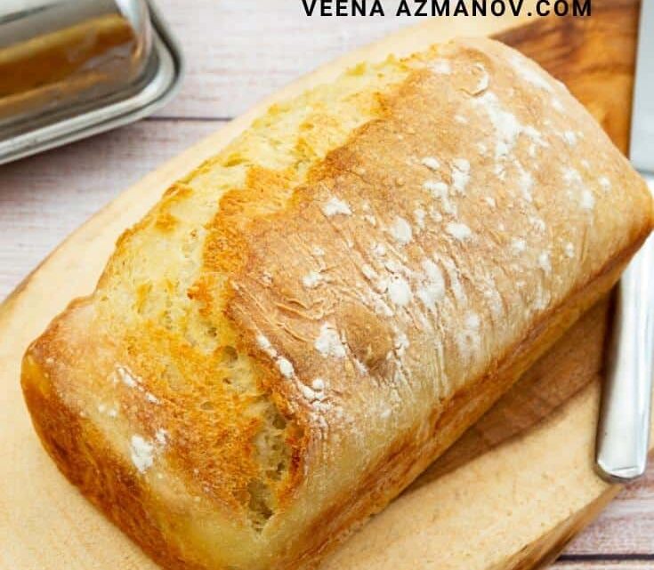 No Knead Sandwich Bread Recipe