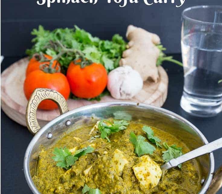 Palak Tofu Curry aka Spinach Tofu Curry