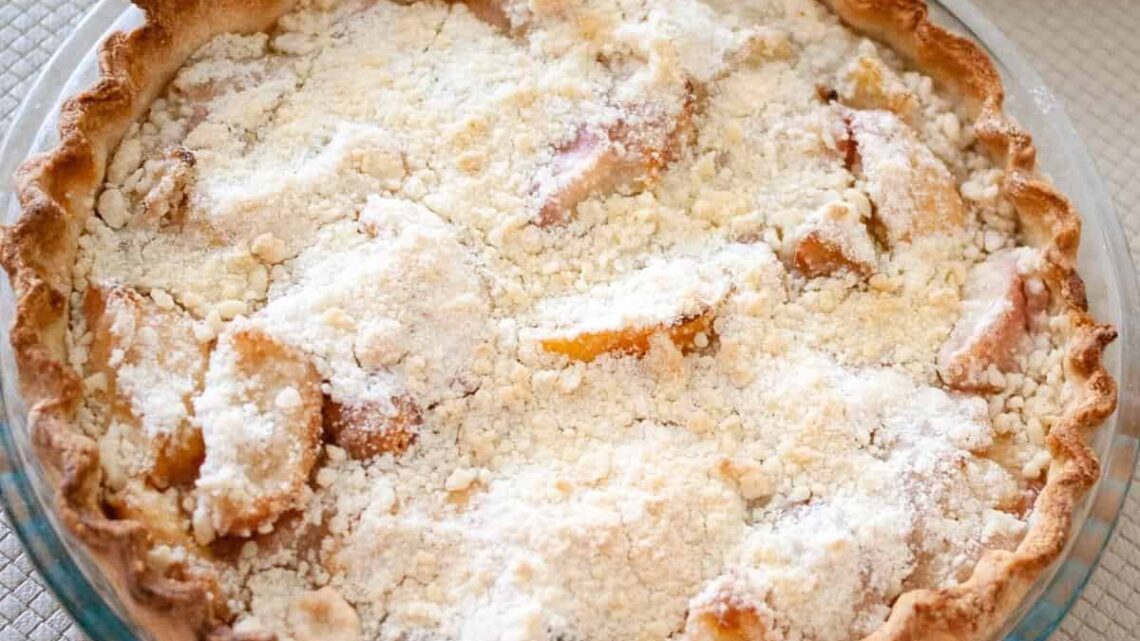 Peach Crumble Pie Recipe