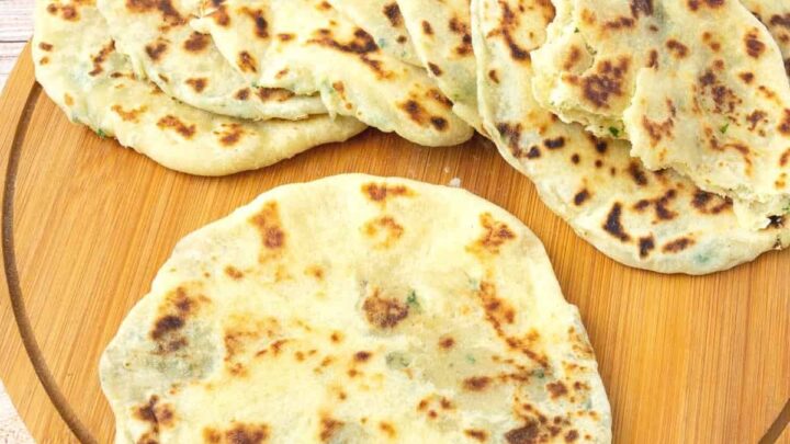 Potato Flatbread  No yeast  No knead