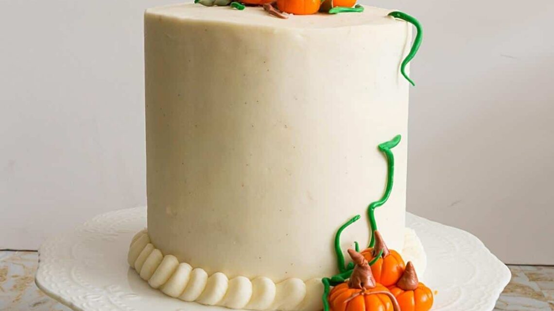 Pumpkin Spice Cake with Cream Cheese Frosting